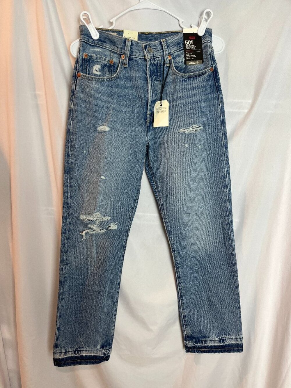 Women's Levi's 501 Original Crop, 26x26 NWT